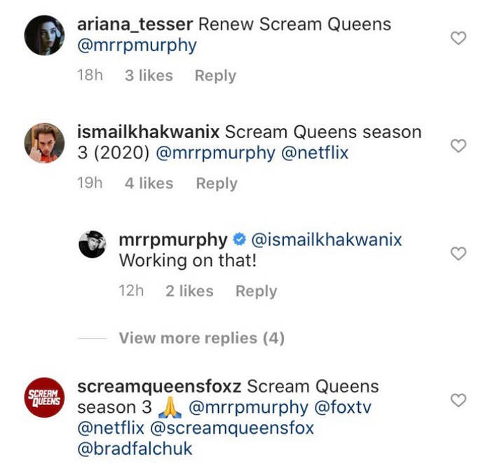 Райан Мерфи подтвердил, что у Королев крика будет третий сезон